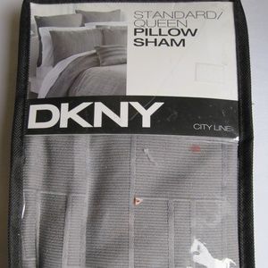 Dkny Bedding City Line Queen Grey Standard Sham Poshmark